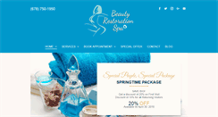 Desktop Screenshot of beautyrestorationspa.com